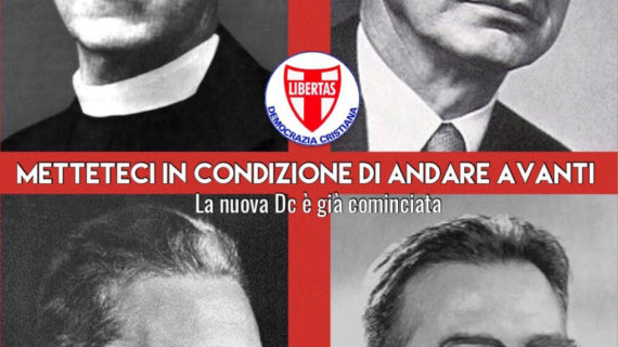 Un invito ad aderire alla Nuova Democrazia Cristiana….la DC è già cominciata.