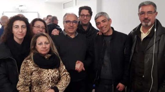 Una autorevole delegazione del Movimento femminile della D.C. barlettana presente alla riunione informativa di Asso Imprese svoltasi a Barletta.