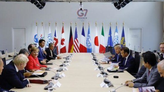 SI E’ CHIUSO POSITIVAMENTE IL VERTICE DEL G7 SVOLTOSI A BIARRITZ.