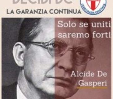 Il ricordo di Alcide De Gasperi nel 66° anniversario della sua scomparsa (19 agosto 1954)