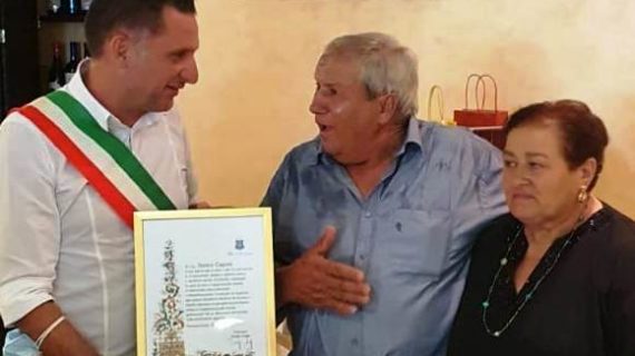 Una grande festa a Monteprandone (AP) per festeggiare il neo Cavaliere “al merito della Repubblica” Franco Caponi (nonchè la sua gentile consorte Francesca).