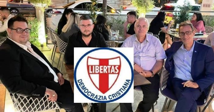 PROFICUA VISITA IN ALBANIA DEL SEGRETARIO NAZ.LE SVILUPPO E MARKETING DELLA DEMOCRAZIA CRISTIANA RAG. JACOPO DOZIO