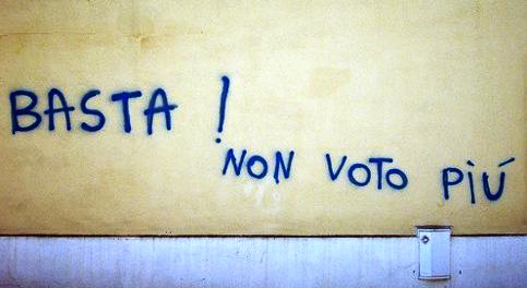 ASTENSIONISMO RECORD: UN SEGNALE DI PROFONDA DISILLUSIONE VERSO LA POLITICA !