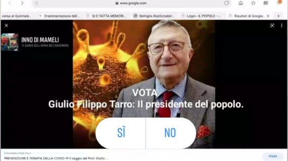 INFODEMIA: cos’è? Serve un Presidente della Repubblica del popolo che non sia un politico di questo Parlamento.