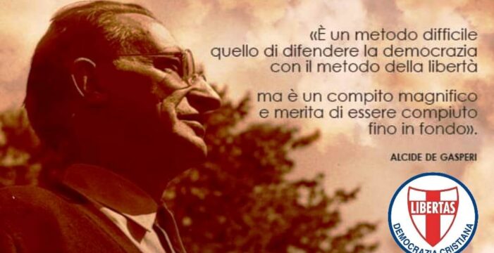19 AGOSTO 2024: IL RICORDO DI ALCIDE DE GASPERI, POLITICO INTEGERRIMO A SERVIZIO DEL POPOLO ITALIANO NEL SETTANTESIMO ANNIVERSARIO DELLA SUA SCOMPARSA ! 