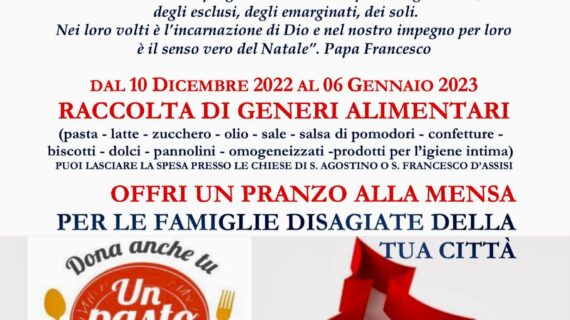 VARIE LE DONAZIONI ALLA “PICCOLA CASA DELLA MISERICORDIA” DI GELA (CL) FRUTTO DELLA RACCOLTA ALIMENTARE ORGANIZZATA IN QUESTO PERIODO NATALIZIO.