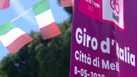 SI CONCLUDE A MELFI (IN PROVINCIA DI POTENZA) LA TERZA TAPPA DEL GIRO D’ITALIA CHE SI SVOLGERA’ QUEST’OGGI (LUNEDI’ 8 MAGGIO 2023).