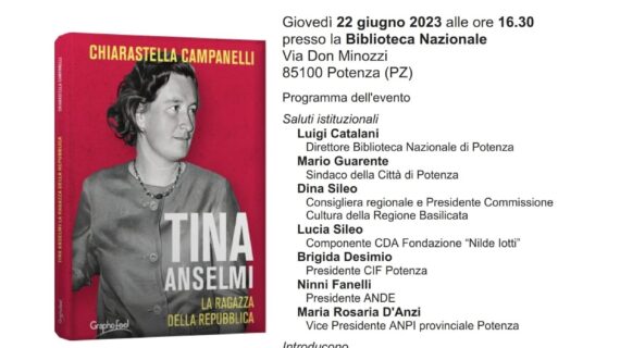 “Tina Anselmi . La ragazza della Repubblica”.