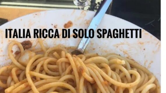 FRANCO CAPANNA (D.C.): LA BELLA ITALIA RICCA SOLO DI SPAGHETTI ??