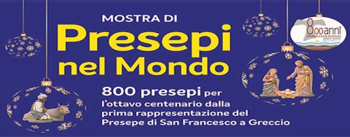 Una eccezionale Mostra di “Presepi nel mondo” allestita ad Ancona in occasione degli ottocento anni dal primo Presepe di San Francesco a Greccio (RI) !