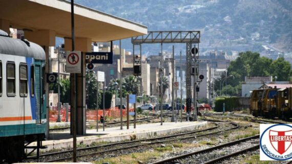 LA SEGRETERIA ORGANIZZATIVA PROVINCIALE DELLA DEMOCRAZIA CRISTIANA DELLA PROVINCIA DI TRAPANI – CHRISTIANE ESTER MYRIAM ERCOLINO – RICHIAMA L’ATTENZIONE SUI GRAVI PROBLEMI DEL TRASPORTO FERROVIARIO ESISTENTI !