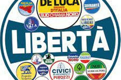 LA DEMOCRAZIA CRISTIANA ITALIANA ESPRIME IL SUO CONSENSO PER LE PROSSIME ELEZIONI EUROPEE ALLA COALIZIONE “LIBERTA’ ” E CHE FA’ CAPO AL SUO LEADER ON. CATENO DE LUCA 