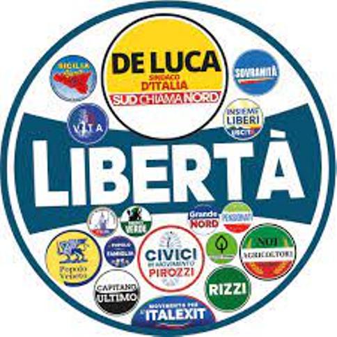 LA DEMOCRAZIA CRISTIANA ITALIANA ESPRIME IL SUO CONSENSO PER LE PROSSIME ELEZIONI EUROPEE ALLA COALIZIONE “LIBERTA’ ” E CHE FA’ CAPO AL SUO LEADER ON. CATENO DE LUCA 