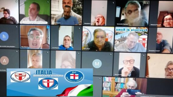 INTERESSANTE RIUNIONE SETTIMANALE TELEMATICA PROMOSSA DALLA SEGRETERIA POLITICA NAZIONALE DELLA DEMOCRAZIA CRISTIANA SVOLTASI IN MODALITA’ MEET IN DATA 6 MAGGIO 2024