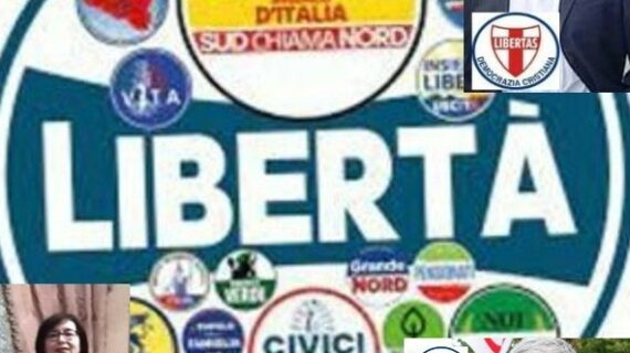 L’IMPEGNO DEI CANDIDATI DELLA DEMOCRAZIA CRISTIANA PIEMONTESE PRESENTI PER LE ELEZIONI EUROPEE NELLA COALIZIONE DELLA LIBERTA’ CHE FA CAPO ALL’ON. CATENO DE LUCA !