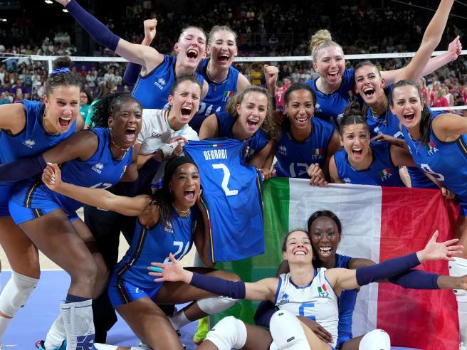 La Volley azzurra sul podio più alto delle Olimpiadi: è medaglia d’oro !