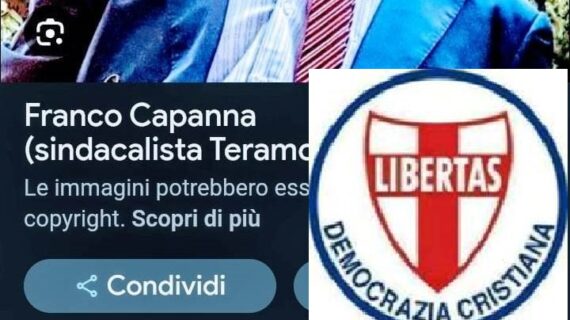 FRANCO CAPANNA (DEMOCRAZIA CRISTIANA TERAMO): “COMBATTIAMO” PER LA PACE E PER UN FUTURO MIGLIORE DELLA SOCIETA’ MONDIALE !