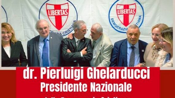 Il Dott. Pierluigi Ghelarducci (Livorno) è il nuovo Presidente nazionale della Democrazia Cristiana italiana !