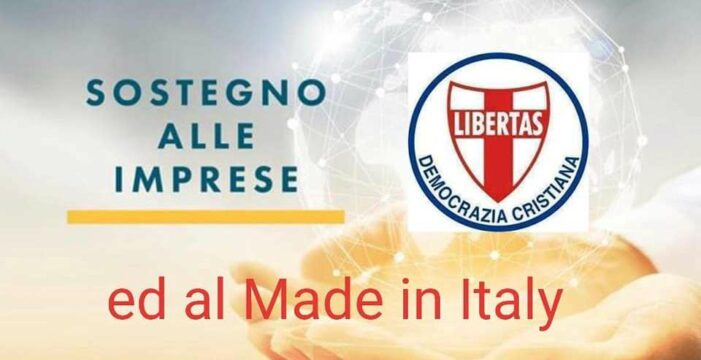 IL DIPARTIMENTO ATTIVITA’ ECONOMICO PRODUTTIVE DELLA DEMOCRAZIA CRISTIANA SCENDE IN CAMPO CONTRO GLI ABUSI DEI POTERI FORTI AI DANNI DELLE PICCOLE E MEDIE IMPRESE