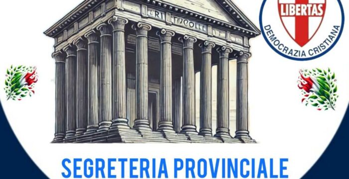 LA SODDISFAZIONE ESPRESSA DAL SEGRETARIO ORGANIZZATIVO PROVINCIALE DELLA D.C. DI LATINA MAURIZIO NARDOCCI PER LA BUONA CRESCITA REGISTRATA NEL 2024 DALLA D.C. PONTINA.