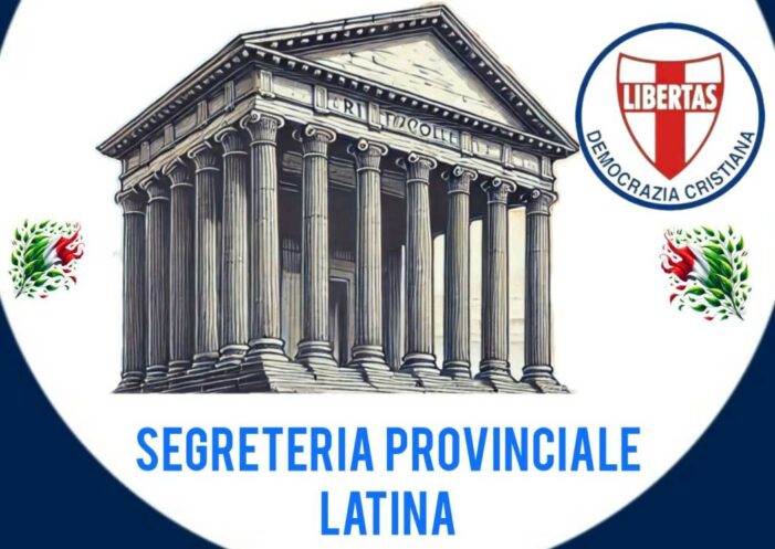 LA SODDISFAZIONE ESPRESSA DAL SEGRETARIO ORGANIZZATIVO PROVINCIALE DELLA D.C. DI LATINA MAURIZIO NARDOCCI PER LA BUONA CRESCITA REGISTRATA NEL 2024 DALLA D.C. PONTINA.