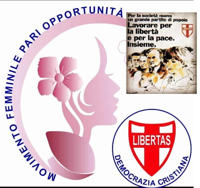 RIPRENDONO LE ATTIVITA’ DEL MOVIMENTO FEMMINILE E PER LE PARI OPPORTUNITA’ DELLA DEMOCRAZIA CRISTIANA CON UN INCONTRO FISSATO PER GIOVEDI’ 16 GENNAIO 2025 – ORE 18.30 – IN VIDEO-CONFERENZA (MODALITA’ MEET).