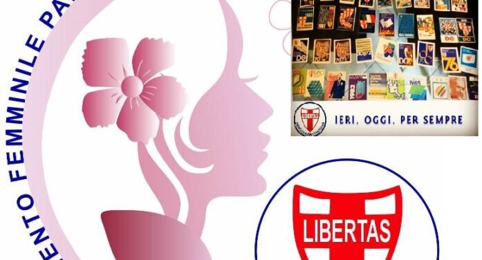 MOVIMENTO FEMMINILE E PER LE PARI OPPORTUNITA’ DELLA DEMOCRAZIA CRISTIANA: DONNE E UOMINI DEVONO CAMMINARE INSIEME IN UN PERCORSO COMUNE DI EMANCIPAZIONE RECIPROCA !